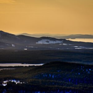 Fernsicht über Lappland