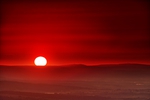 Sonnenaufgang über dem Erzgebirge